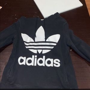 black adidas hoodie